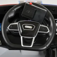 Детский электромобиль Audi RS e-tron 717 Police белый