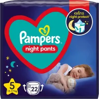 Chilotei de noapte Pampers Night Pants marimea 5 (12-17 kg), 22 buc.