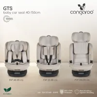 Автокресло Cangaroo GTS 40–150 см Sandstone