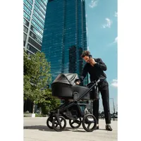 Carucior 2 în 1 Ibebe Gloss - Ig232 - Alb, Ibebe