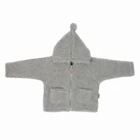 Hanorac Zaffiro 100% Lână Merino - Gri - 86/92