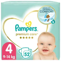 Scutece Pampers Premium Care 4 (9-14 kg), 52 buc.