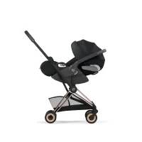 Ультракомпактная коляска Cybex Coya Platinum 2026 Rose Gold Sepia Black