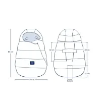 LA MILLOU HUSA CARUCIOR IARNA - BABY MULTI - VELVET COLLECTION