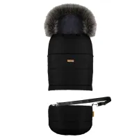 ZAFFIRO HUSA CARUCIOR IARNA + GEANTA GrowUP 4.0 - Graphite Plush + Black