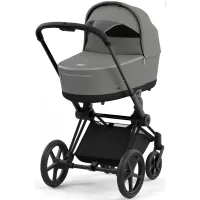 Cărucior 2 în 1 Cybex Priam Mirage Grey, șasiu Matt Black - Preț, Recenzii și Cumpărare Online