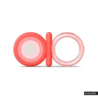 Suavinex Jucărie de dentiție din silicon cu răcire STEP 2/roz (8426420079525)