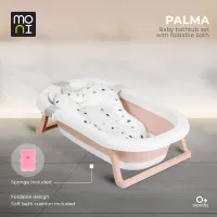 Набор для купания Moni с складной ванночкой Palma, серый