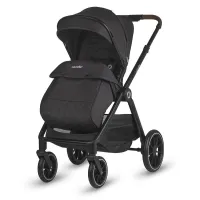 Carucior modular 3in1 Coccolle Aspen Jet Black cu Scoica auto iSize Coccolle Rilax Greystone