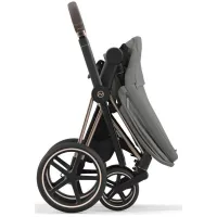 Cărucior 2 în 1 Cybex Priam Mirage Grey, șasiu Matt Black - Preț, Recenzii și Cumpărare Online