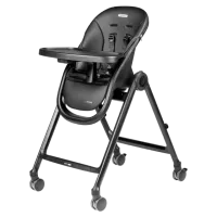 Стульчик для кормления Peg Perego Living True Black 2 в 1 многофункциональный