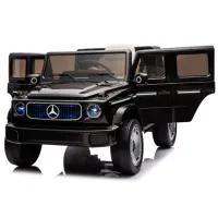 Masinuta electrica MERCEDES BENZ EQG, 12V9Ah, motor 550Wx2, roți EVA, scaune din piele