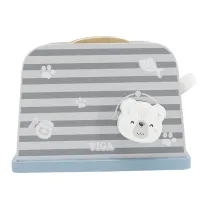 Set de joaca din lemn "Mic dejun cu toaster", 8 piese