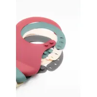 Baveta din silicon BabyJem Ecru