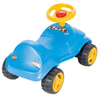 Машинка без педалей Fast Car, синяя/красная
