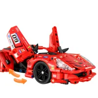 Set de construcție iM Master Mechanical Master „Supercar roșu”, cu inerție, 437 piese