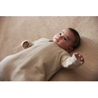 Sac de dormit nou-nascuti Jollein Ajour Nougat, 60 cm foto