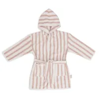 Махровый халат Jollein Stripe Terry Wild Rose GOTS (1-2 лет) foto