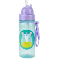 Sticluta cu pai Skip Hop Zoo Unicorn foto