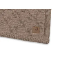 Плед Jollein Box Knit Milky Coffee/Velvet GOTS, 75x100 см