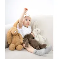 Jucarie din plus BabyJem The Bestie Bunny Maro deschis, 30 cm