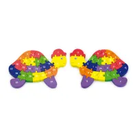 Puzzle 3D din lemn "Broasca țestoasă"