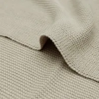 Paturica Jollein Basic Knit Olive Green, 100x150 cm