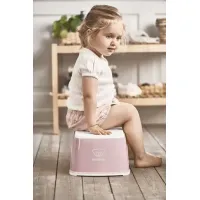Стульчик-подставка BabyBjorn Step Stool Powder Pink/White foto
