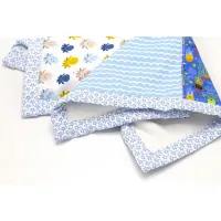 Игрушка для прорезывания зубов с одеялом BabyJem Patchwork Blue