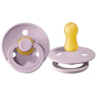 Suzeta rotunda din latex BIBS Dusky Lilac (0-6 luni) foto