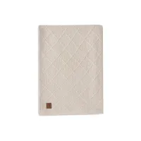 Paturica Jollein Check Knit Oatmeal/Teddy Fleece, 100x150 cm foto