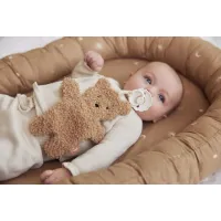 Держатель-игрушка для пустышки Jollein Teddy Bear Biscuit