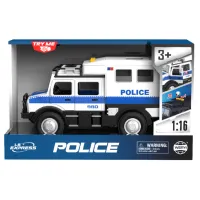 1:16 Jeep de poliție cu inerție (lumini /sunete / ușile se deschid)