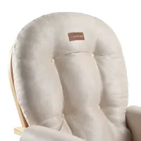 Fotoliu reglabil pentru alaptare ONINO CALM.me Natural Beige cu suport de picioare inclus foto