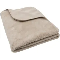 Paturica Jollein Basic Jersey/Sherpa Warm Sand, 100x150 cm
