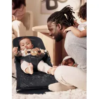 Bara de jucarii pentru balansoarele BabyBjorn Googly eyes Black/White