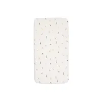 Cearsaf cu elastic Jollein Jersey Jungle Jambo, 120x60 cm