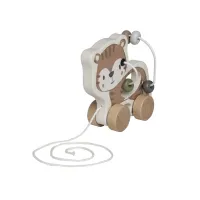 Деревянная игрушка-каталка с абакусом Premaman Tiger