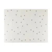 Covoras de joaca pliabil 2 in 1 Petite&Mars Campy Mountains&Triangles