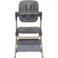Patut si scaun de masa 2 in 1 KikkaBoo Sleat Me Grey