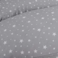 Perna pentru maternitate Ceba Baby Physio Duo Jersey Grey Stars, 300 cm