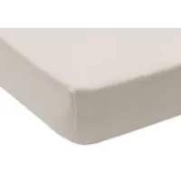 Cearsaf cu elastic Jollein Jersey Oatmeal/Sand, 120x60 cm, 2 buc.