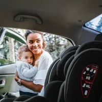 Scaun auto i-Size BabyGo FreeFix Grey, 76-150 cm foto