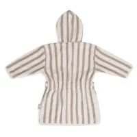 Halatel de baie Jollein Stripe Terry Olive Green GOTS (3-4 ani)