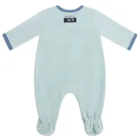 Pijama din velvet Premaman Albastra Dinos
