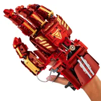 Set de construcție iM Master Mechanical Master „Mănușa Iron Man”, 1099 piese