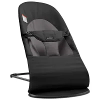 Кресло-шезлонг BabyBjorn Balance Soft Black/Dark Gray, хлопок foto