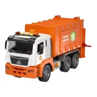 1:10 Camion de gunoi cu inerție "Think Green" (lumină / sunet)