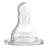 Tetina din silicon cu gat ingust Dr. Brown's Preemie, flux lent (0+ luni)