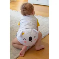 Тренировочные трусики BabyJem White, размер 2 (12-14 кг)